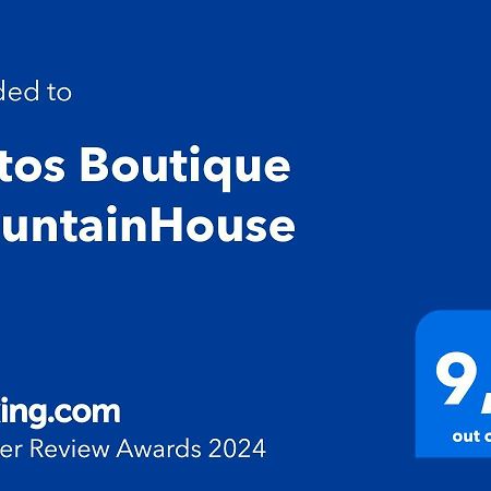 Elatos Boutique Mountainhouse Villa Karpenísion Eksteriør bilde